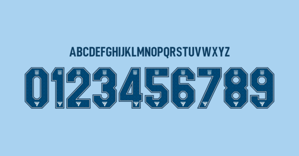 Font Racing Club Jersey 2025 Names Letters Numbers Nameset Preview 01 4806