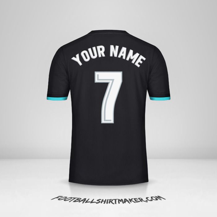 Real Madrid CF 2017/18 II jersey number 7 your name