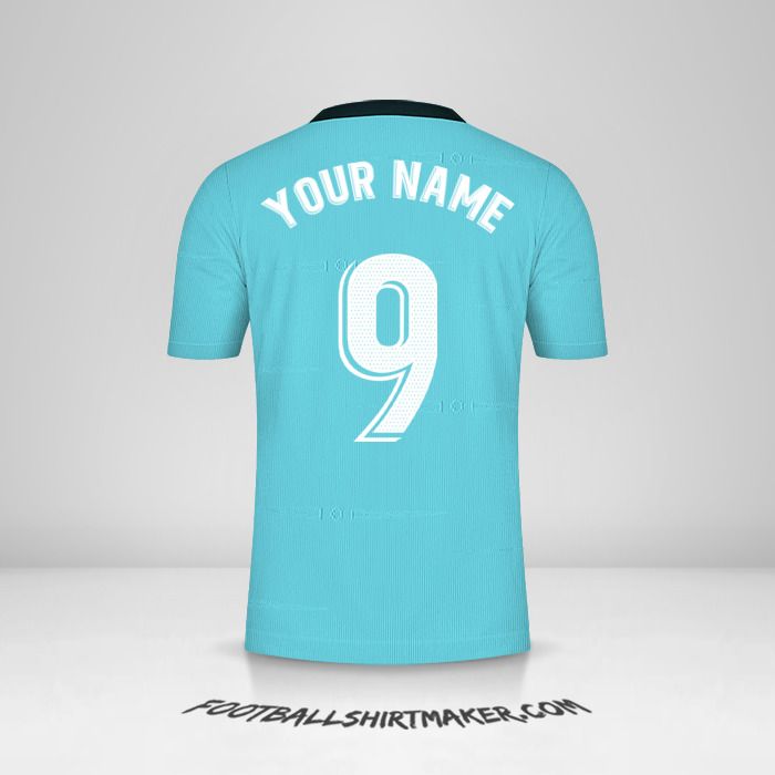 Real Madrid CF 2021/2022 III jersey number 9 your name