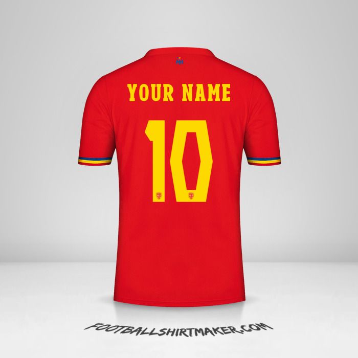 Romania 2024 II jersey number 10 your name