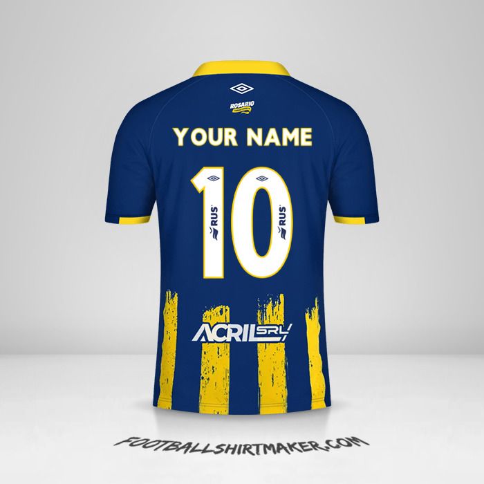 Rosario Central 2024 jersey number 10 your name