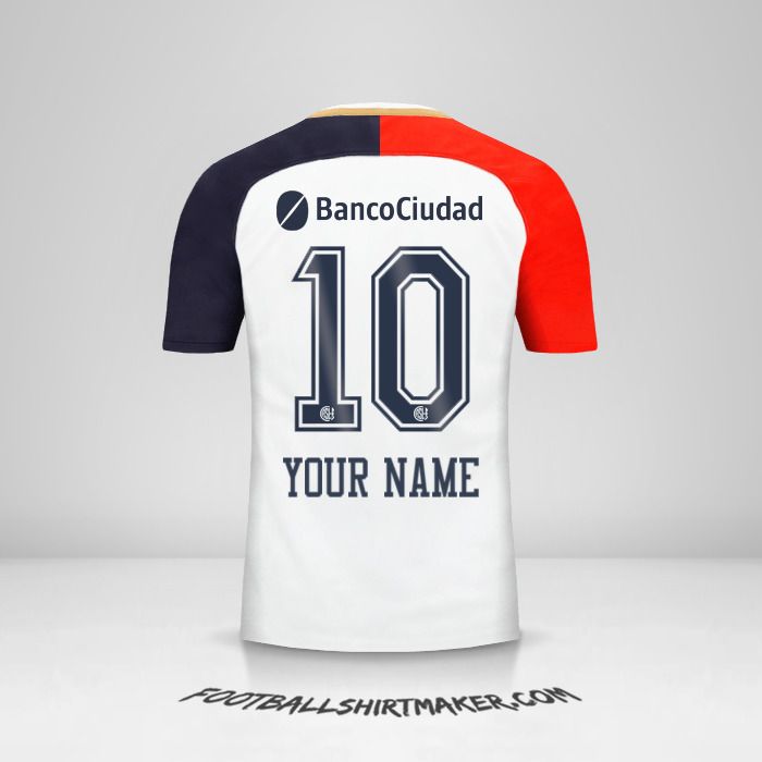 San Lorenzo 2018 II jersey number 10 your name