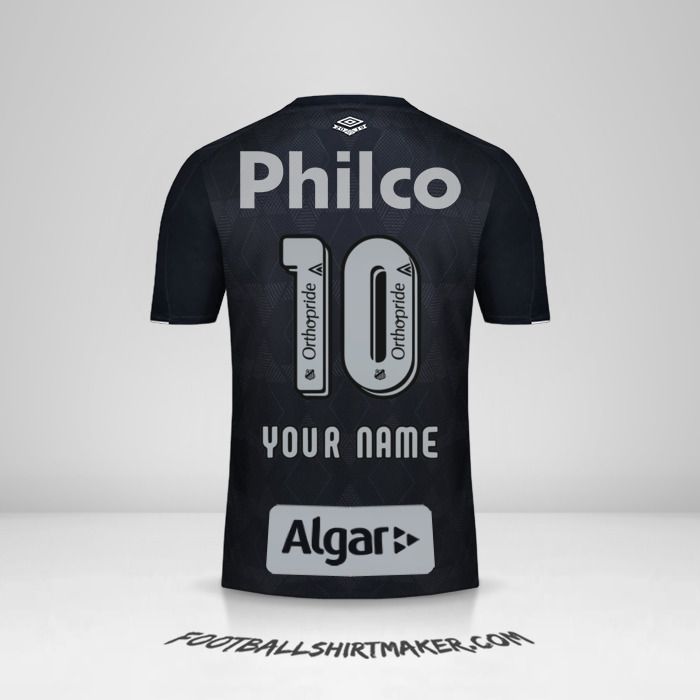 Santos FC 2019/20 III jersey number 10 your name