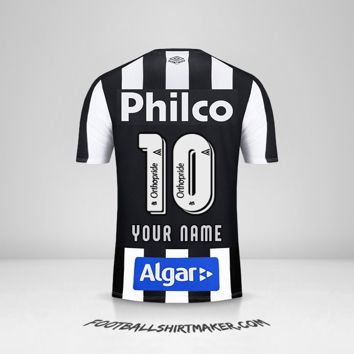 Santos FC 2019 II jersey number 10 your name