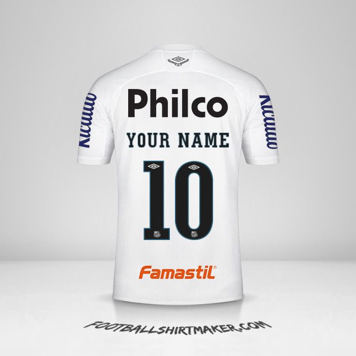 Santos FC Libertadores 2020 jersey number 10 your name