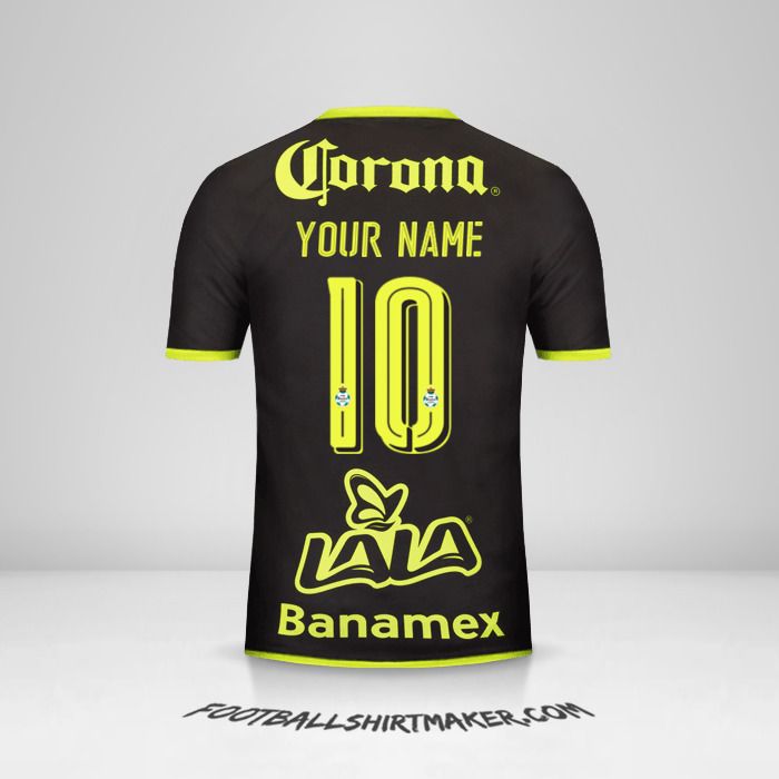 Santos Laguna 2016/17 II jersey number 10 your name