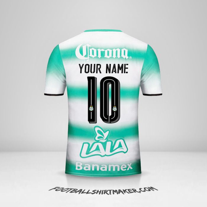 Make Santos Laguna 2016 17 Custom Jersey With Your Name