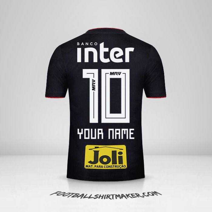 Sao Paulo FC 2018 II jersey number 10 your name