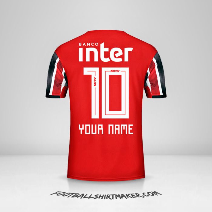 Sao Paulo FC 2019/20 II jersey number 10 your name