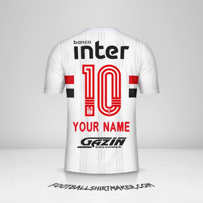 Sao Paulo FC 2020/21 jersey number 10 your name