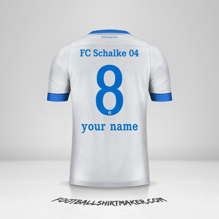 Schalke 04 2018/19 II jersey number 8 your name