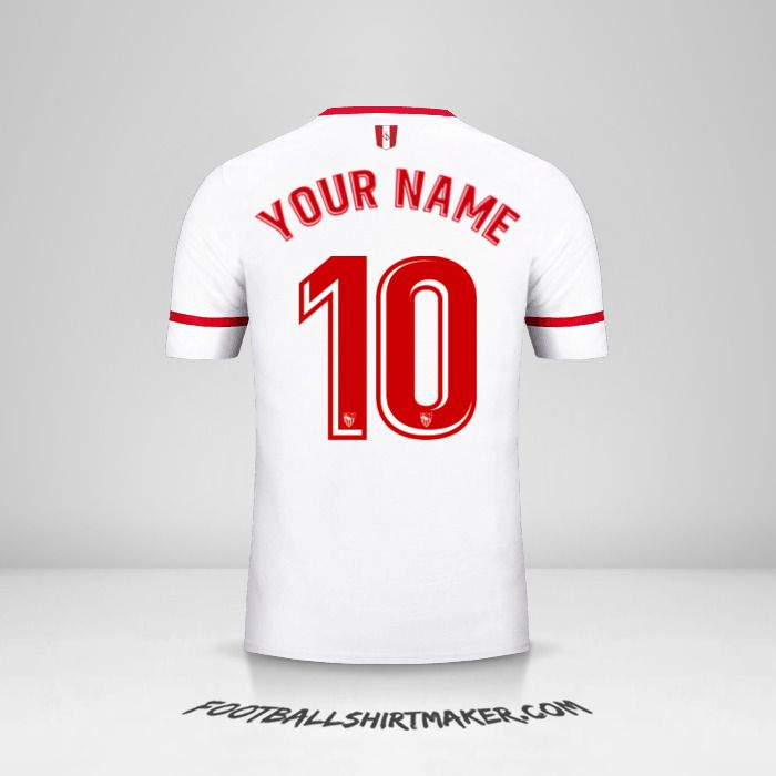 Sevilla FC 2017/18 jersey number 10 your name