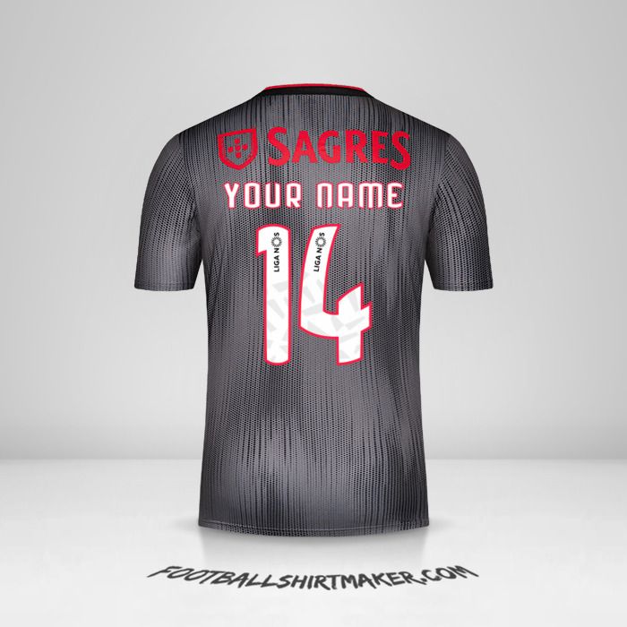 SL Benfica 2019/20 II jersey number 14 your name