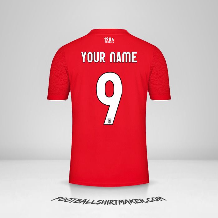 SL Benfica 2021/2022 UCL jersey number 9 your name