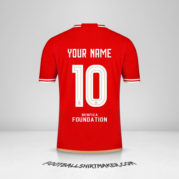 SL Benfica 2023/2024 UCL jersey number 10 your name