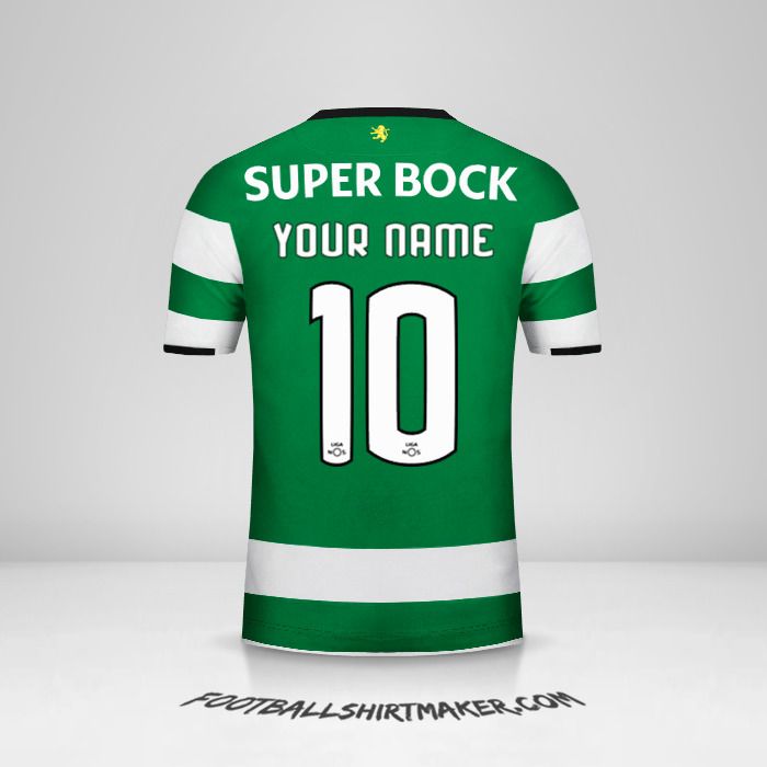 Sporting Clube 2017/18 jersey number 10 your name