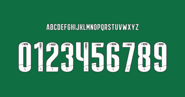 Font Sporting Clube Jersey 2023 2024 Names Letters Numbers Nameset Preview 00 4509