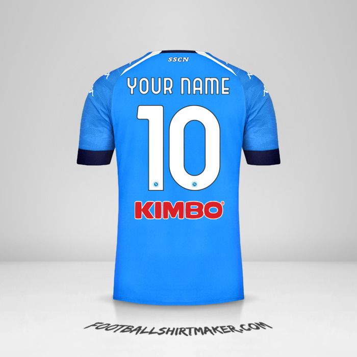 SSC Napoli 2020/21 jersey number 10 your name