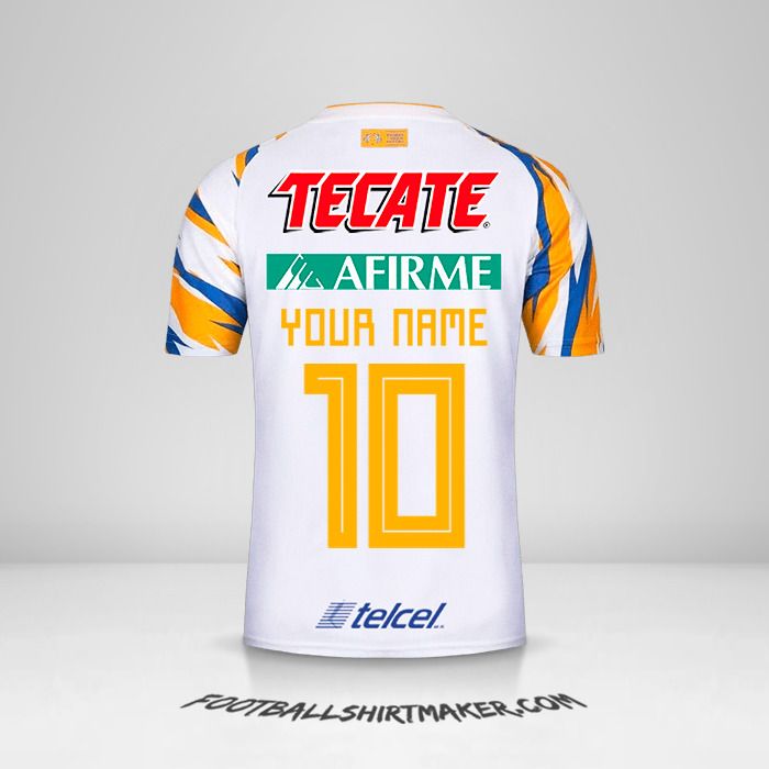 Tigres UANL 2019 III jersey number 10 your name