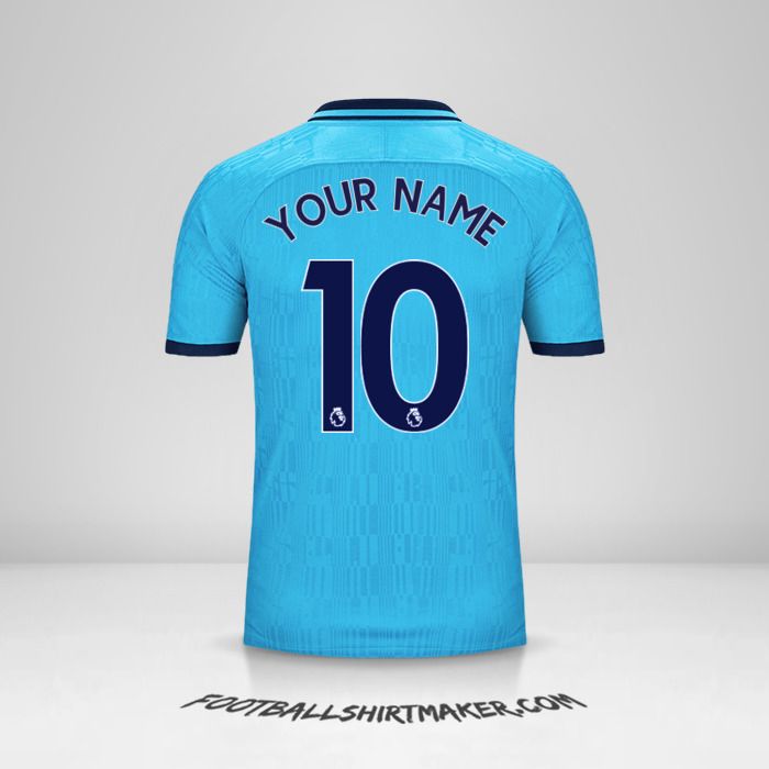 Make Tottenham Hotspur 2019 20 Iii Custom Jersey With Your Name
