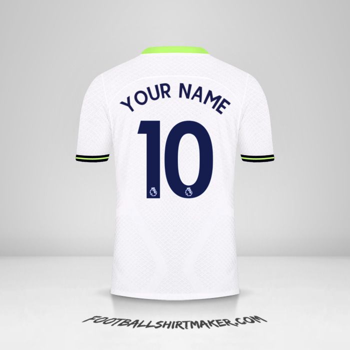 Tottenham Hotspur 2022/2023 jersey number 10 your name