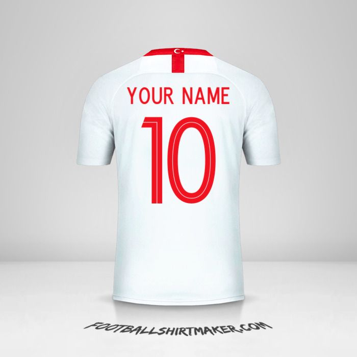 Turkey 2018/19 II jersey number 10 your name