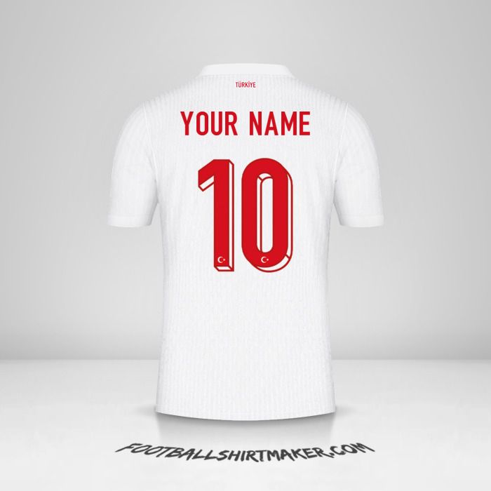 Turkey 2024 jersey number 10 your name