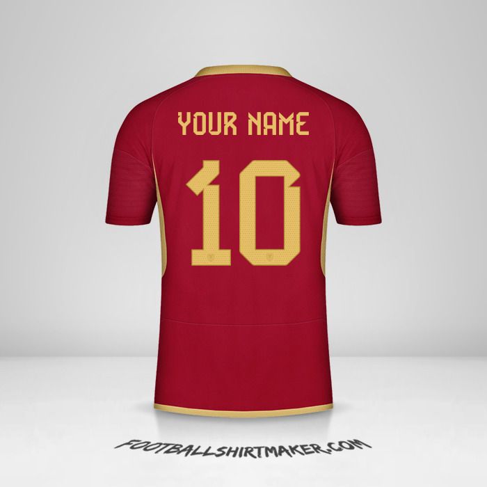 Venezuela 2024 jersey number 10 your name