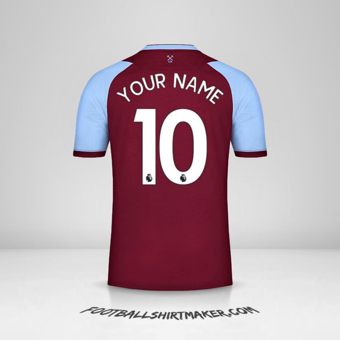 Make West Ham United Fc 2020 21 Custom Jersey With Your Name
