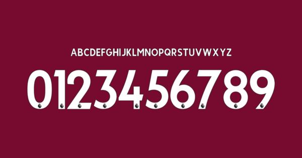 Font West Ham United Fc Jersey 2022 2023 Names Letters Numbers Nameset Preview 00 4424