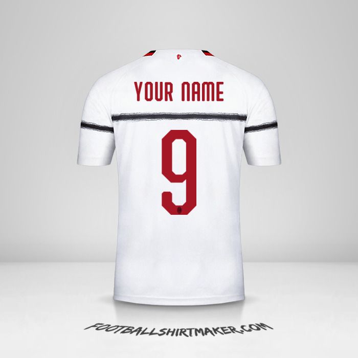 AC Milan 2018/19 II shirt number 9 your name