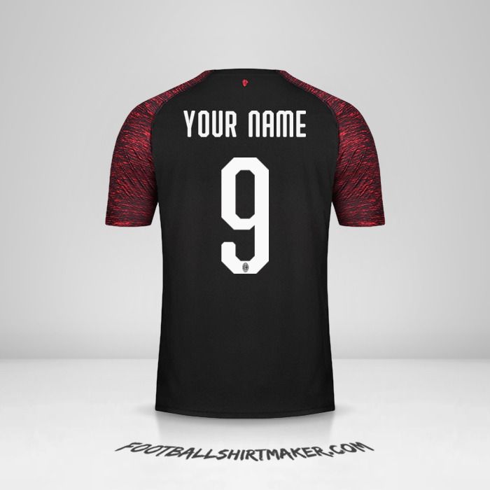 AC Milan 2018/19 III shirt number 9 your name
