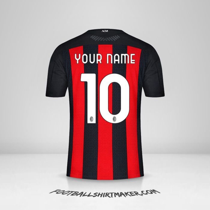 AC Milan 2020/21 shirt number 10 your name