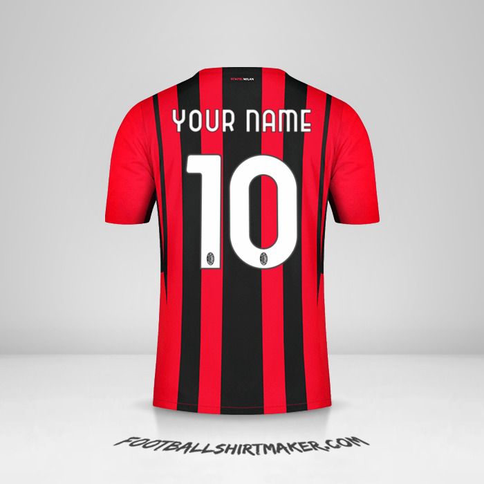 AC Milan 2021/2022 shirt number 10 your name