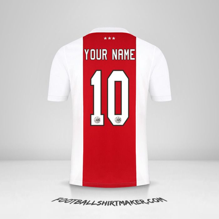 AFC Ajax 2021/2022 shirt number 10 your name