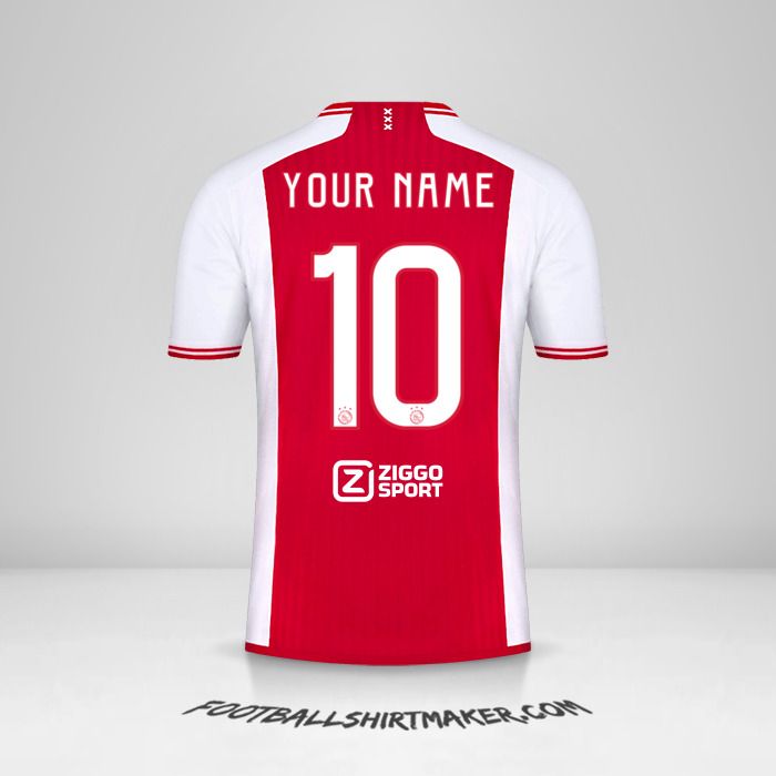 AFC Ajax 2023/2024 shirt number 10 your name