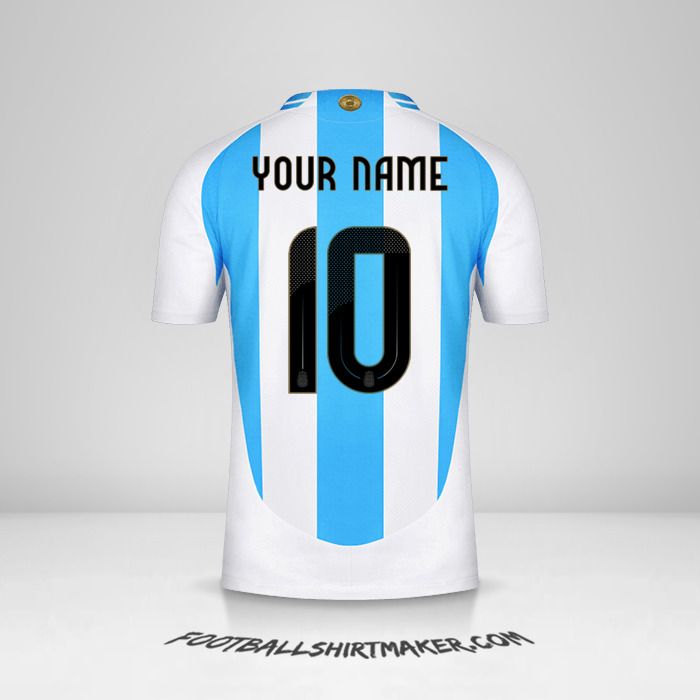 Argentina 2024 shirt number 10 your name