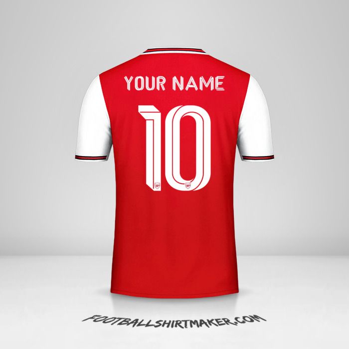 Arsenal 2019/20 Cup shirt number 10 your name