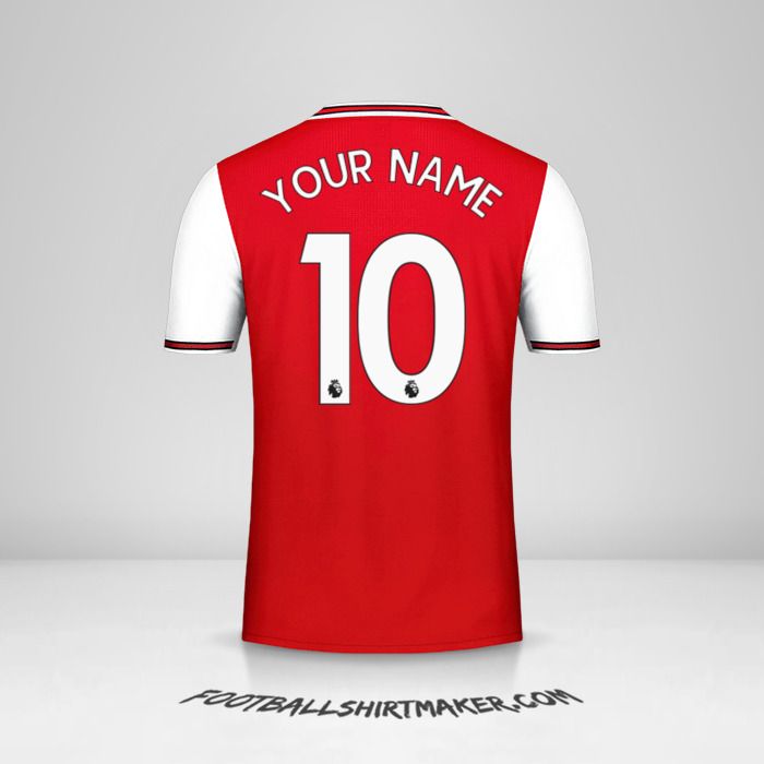 Arsenal 2019/20 shirt number 10 your name