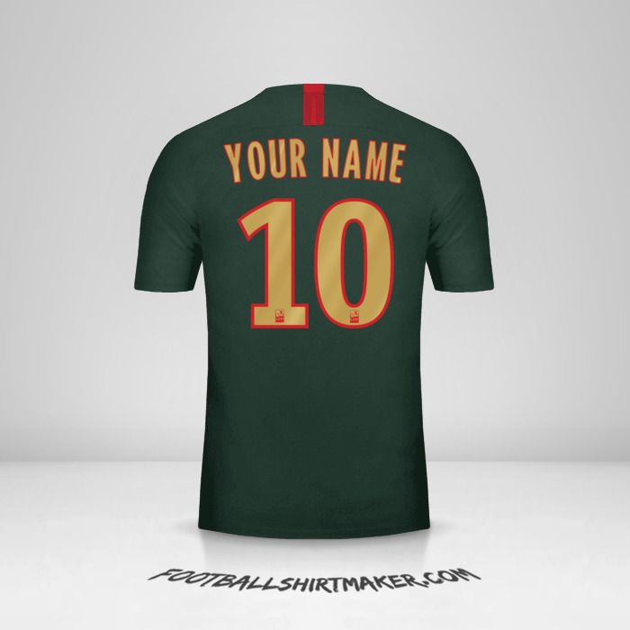 As Monaco 2018/19 II shirt number 10 your name