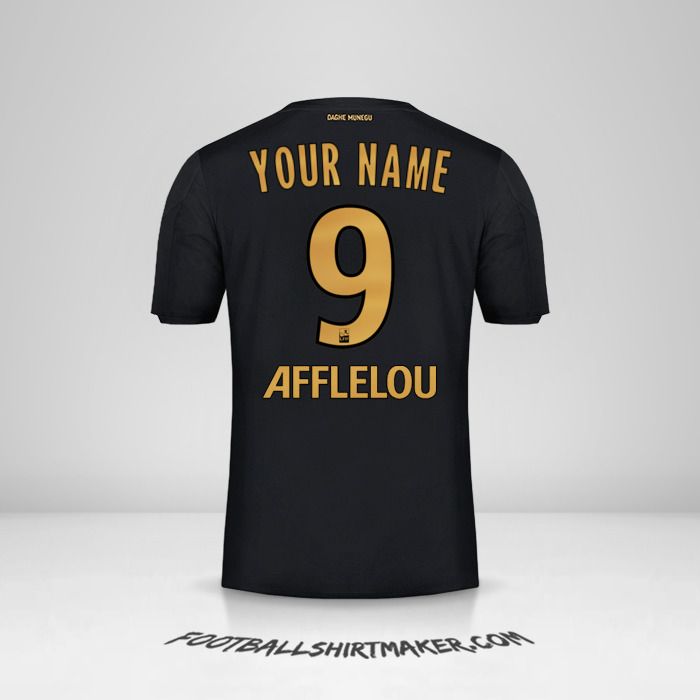 As Monaco 2019/20 II shirt number 9 your name