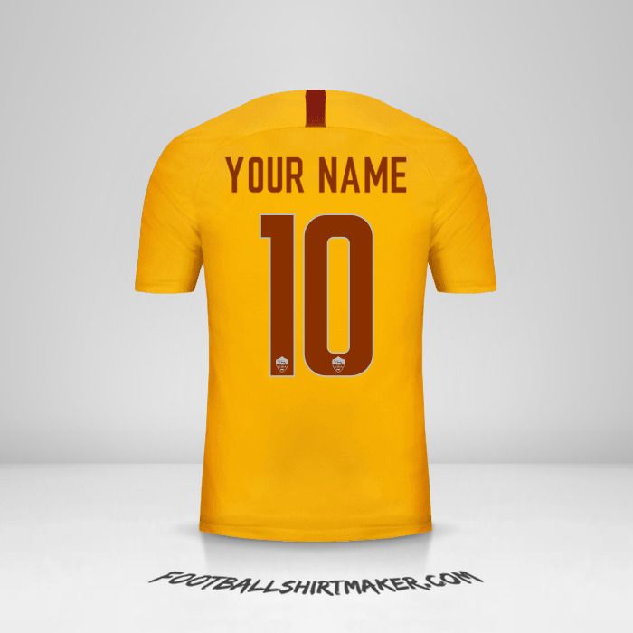 Make As Roma 2018 19 Iii Custom Shirt With Your Name