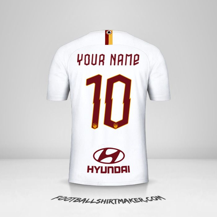 AS Roma 2019/20 II shirt number 10 your name