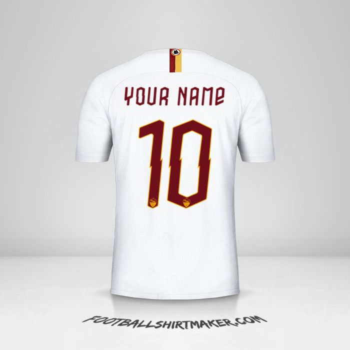 Make As Roma 2019 20 Cup Ii Custom Shirt With Your Name