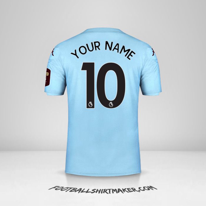 Aston Villa FC 2019/20 II shirt number 10 your name