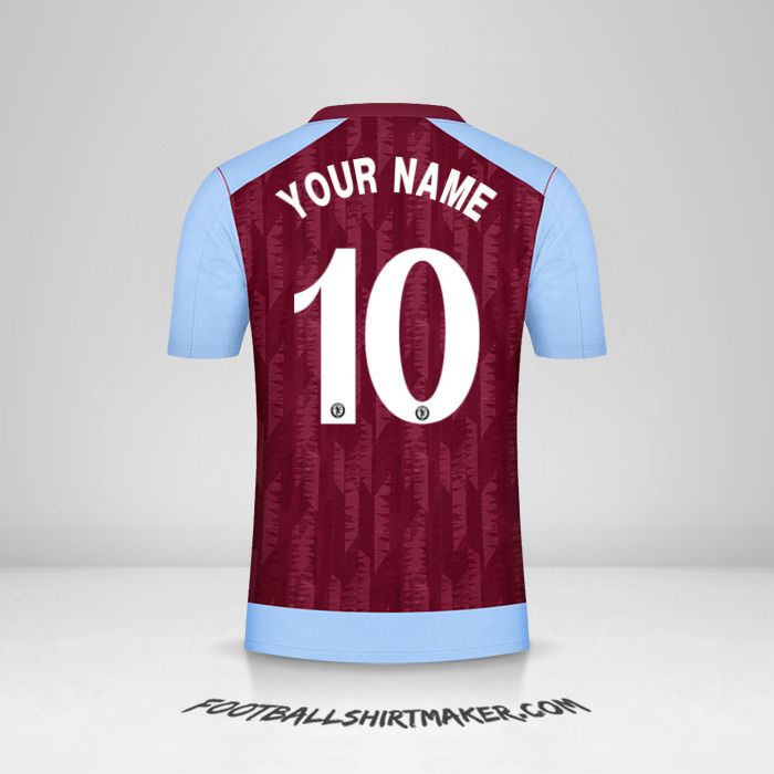 Aston Villa FC 2023/2024 Cup shirt number 10 your name