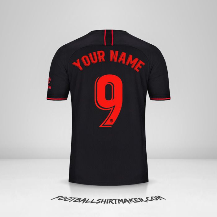 Atletico Madrid 2019/20 II shirt number 9 your name