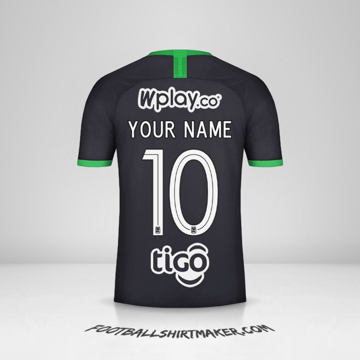 Atletico Nacional 2020 III shirt number 10 your name