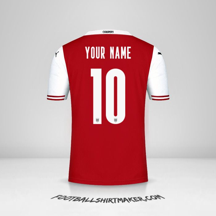 Austria 2020/2021 shirt number 10 your name