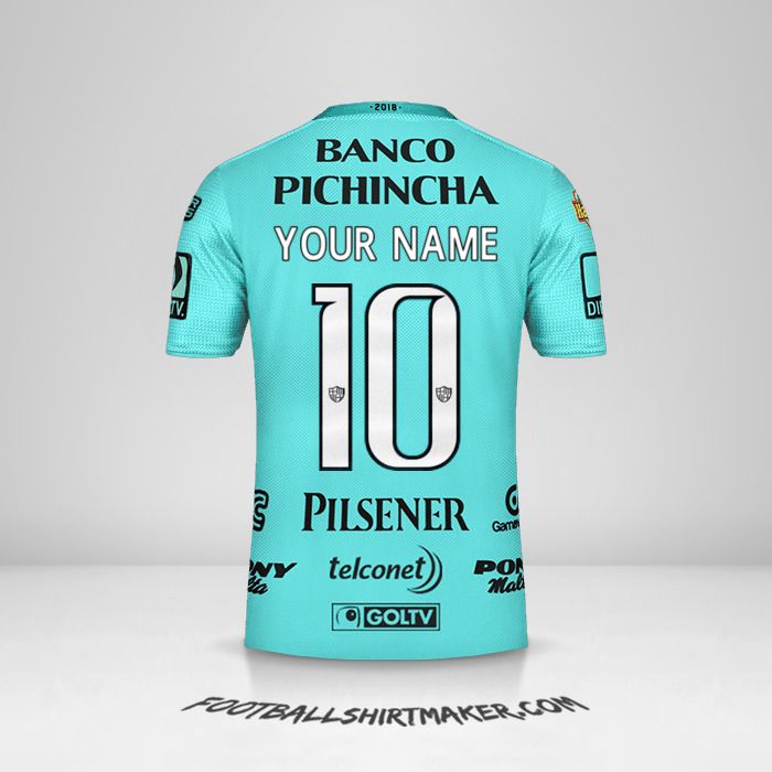 Barcelona SC 2018 II shirt number 10 your name